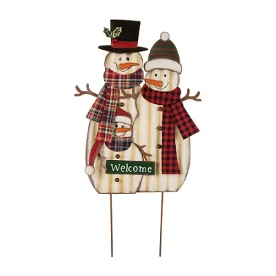 Glitzhome Christmas Yard Art In Multi