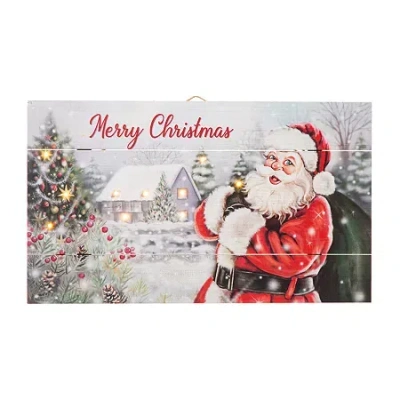 Glitzhome Christmas Yard Art In White