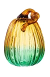 Glitzhome Fall Multi-style Short Glass Pumpkins
