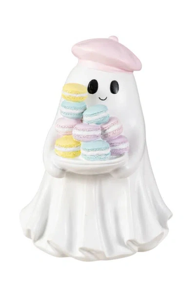 Glitzhome Halloween Resin Witch Ghost Table Decor In Pink