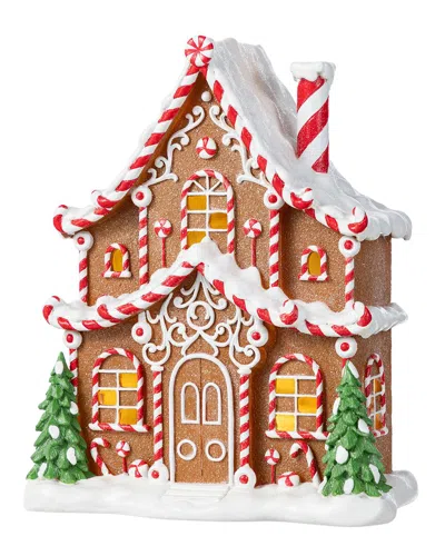 Glitzhome Handmade Christmas Lighted Village Table Décor With Timer In Multi