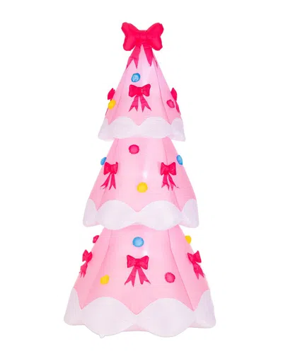 Glitzhome Handmade Inflatable Bows Tree In Multi