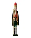 Glitzhome Handmade King Nutcracker In Black