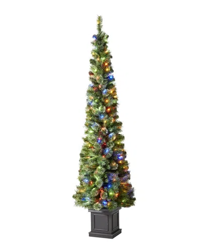 Glitzhome Handmade Pine Porch Tree In Multi