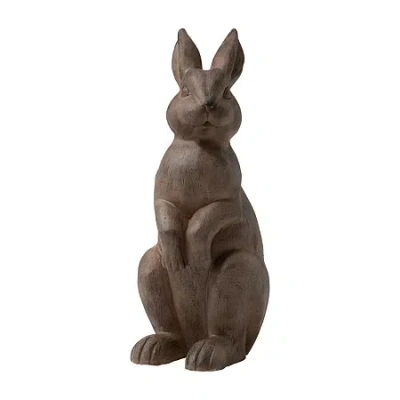 Glitzhome Traditional Figurine In Gray