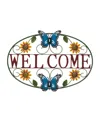 Glitzhome Whimsical Welcome Wall Decor In Multi