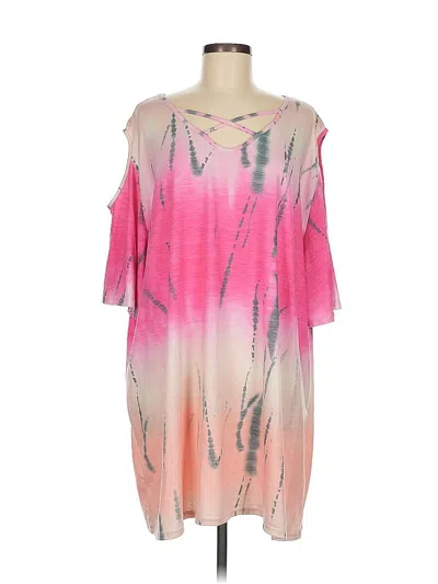 Pre-owned Glitzy Girlz Casual Dress In Pink