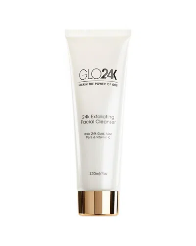 Glo24k 4oz 24k Exfoliating Facial Cleanser In Multi