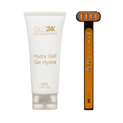 Glo24k 7 Color Led Super Wand + Hydra Gel