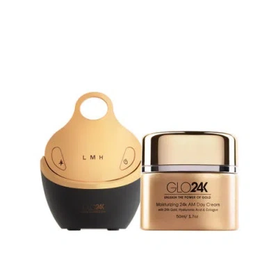Glo24k Unleash The Power Of Gold 3d Spa Pro Massager + 24k Day Cream In Na