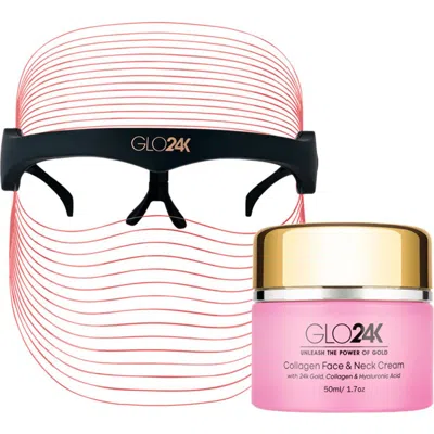 Glo24k Unleash The Power Of Gold 7 Color Led Beauty Mask + Collagen Cream. In Na