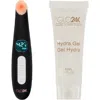Glo24k Unleash The Power Of Gold Triple Action Eye Care Therapy Wand +conductive Hydra Gel In Na