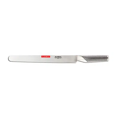 Global 10-1/2-inch Flexible Ham & Salmon Slicer In Silver