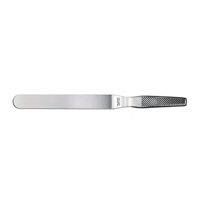 Global 4 Inch Angled Palette Knife, Cranked Spatula, Stainless Steel In Metallic