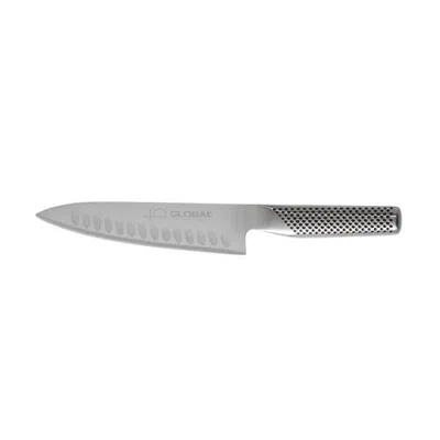 Global 40th Anniversary 7-inch Fluted Chef's Knife In Gray