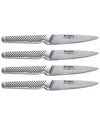 Global Gsf-4023 4 Piece Steak Knife Set In Silver