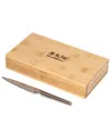 Global 6pc Steak Set With Bamboo Box In Brown