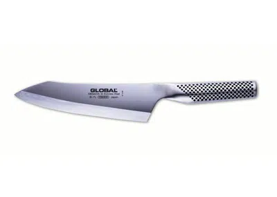 Global 7 Inch Deba Knife, Left Handed In Silver