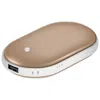 Global Bazaar 5000mah Portable Hand Warmer & Power Bank - Rechargeable, Double-sided Heating, Pocket Size