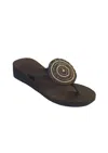 Global Girls Women's Medallion Sandal In Bronze