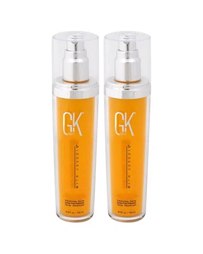 Global Keratin Unisex 3.4oz Hair Taming System Volumize Her Spray - Pack Of 2