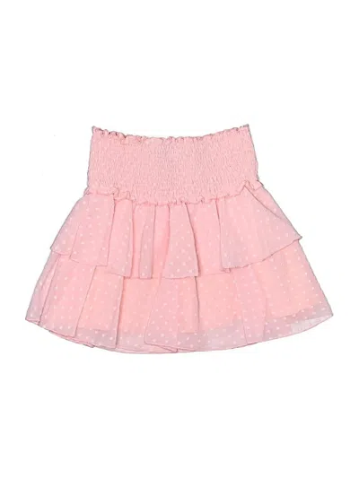 Pre-owned #global Love Kids' Skirt In Pink