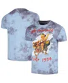 Global Merch Men's Light Blue Distressed Stone Temple Pilots 1994 Tour Crystal Wash T-shirt In Light Blue