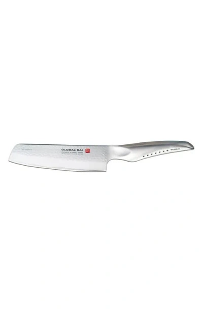 Global Sanso 6-inch Vegetable Knife In Silver