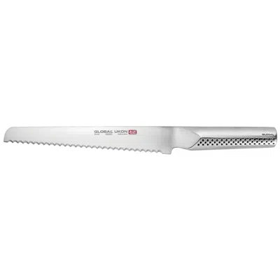 Global Ukon 9" Bread Knife In Silver