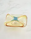 Global Views 4 Cell Vessel, 3" In Gold/blue