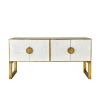 Global Views 64'' Sideboard In White;yellow