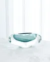 Global Views Abstract Bean Large Vase In Azure