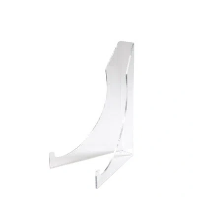 Global Views Acrylic Plate Stand In White