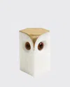 Global Views Alabaster Owl - Small In White