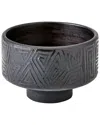 Global Views Amazonas Bowl In Black