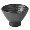 Global Views Amazonas Bowl In Black, Large