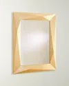 Global Views Angular Mirror In Brass