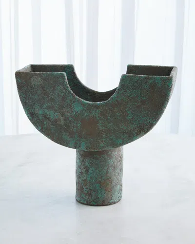 Global Views Anillo Bowl In Green