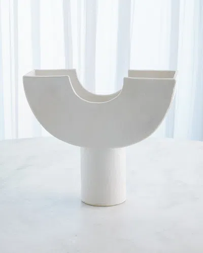 Global Views Anillo Bowl In White