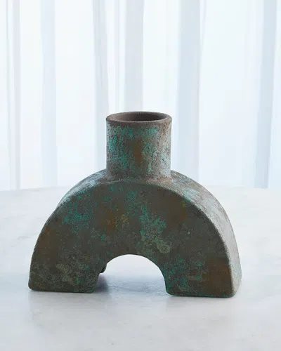 Global Views Anillo Vase In Green