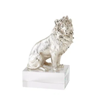 Global Views Animals Figurines & Sculptures In Gray;clear