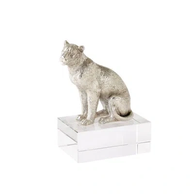 Global Views Animals Figurines & Sculptures In Gray;clear