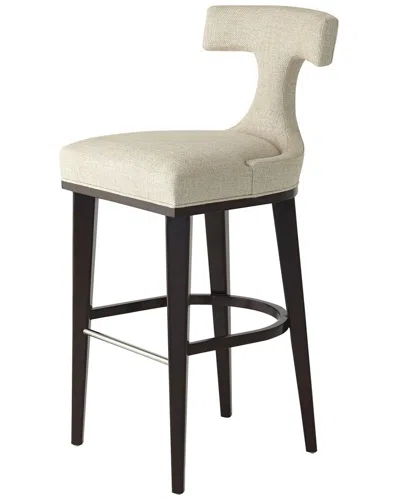 Global Views Anvil Back Barstool In Neutral