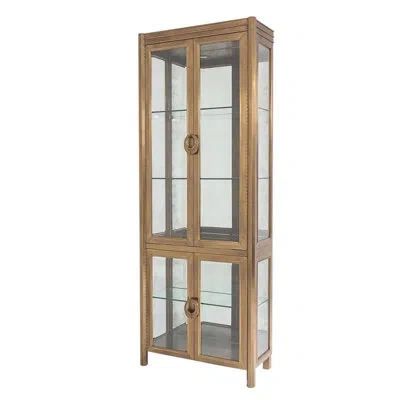Global Views Apothecary Vitrine In Brown