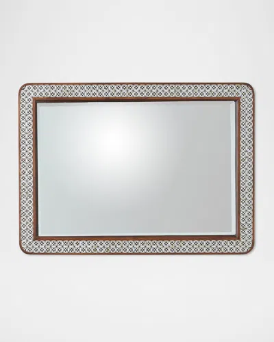 Global Views Aravalli Wall Mirror In Ivory