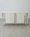 Global Views Arbor Media Console In White Washed