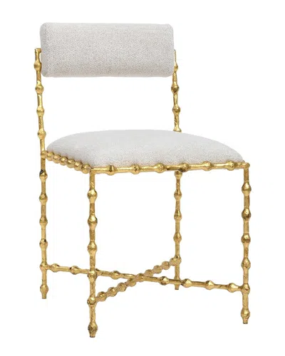Global Views Ashley Childers For  Elder Dining Chair In Gold