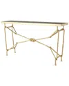 Global Views Love Knot Console In Gold