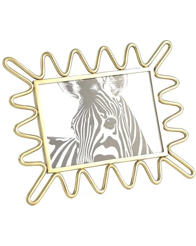 Global Views Ashley Childers For  Ric Rac Picture Frame In Gold