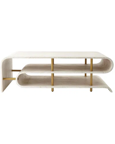 Global Views Ashley Childers For  Traverse Coffee Table In Neutral